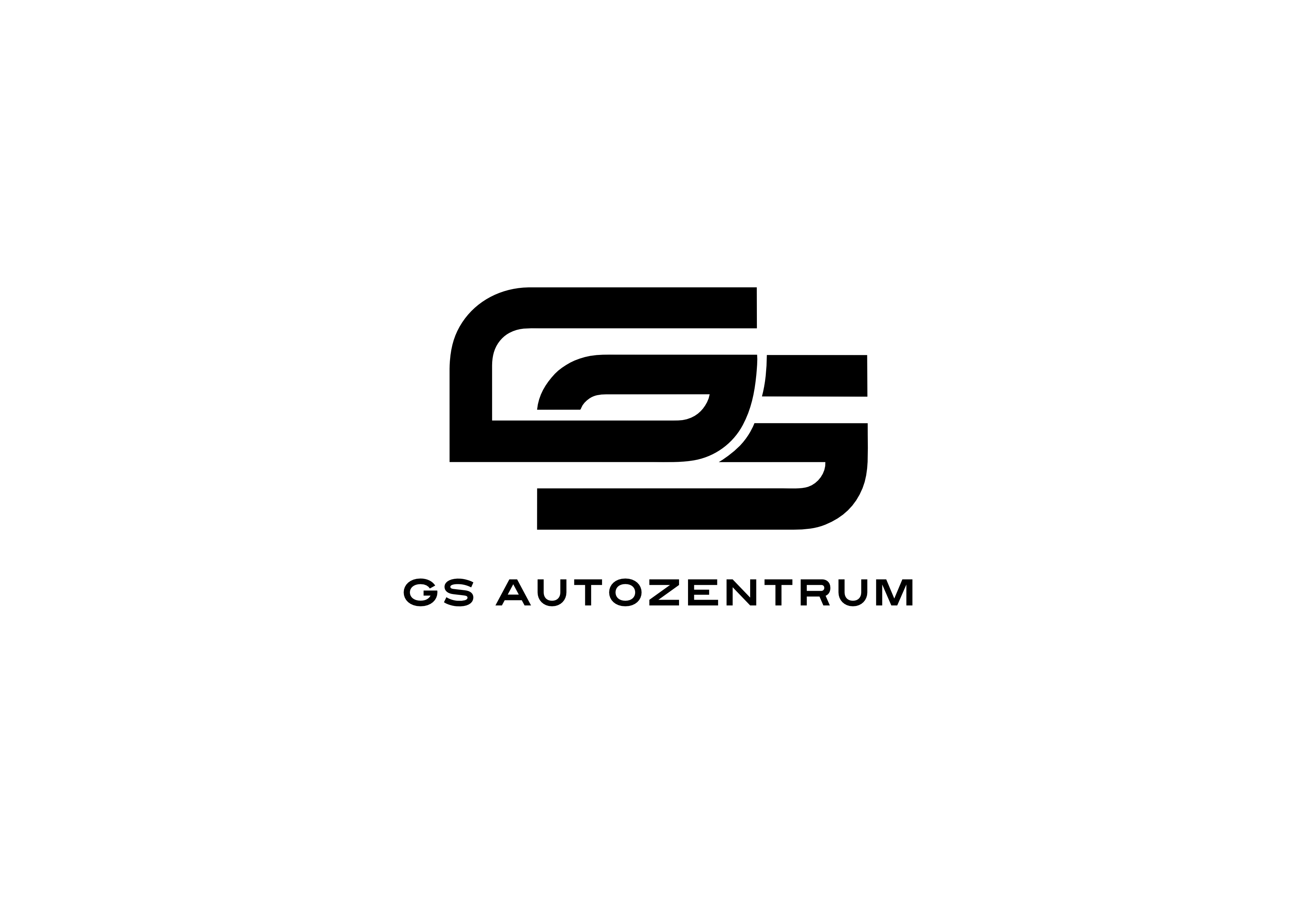 GS Autozentrum Logo White